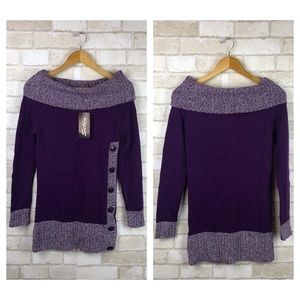 NWT Purple Knit Tunic Size M